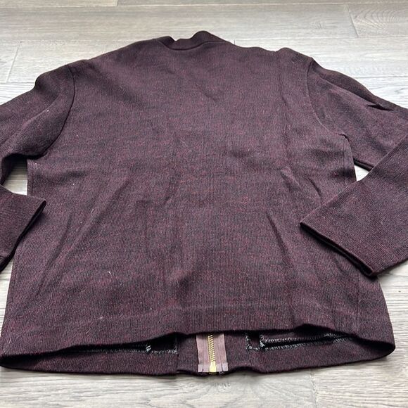 🔥rosynel🔥 | Vintage black and burgundy blend  cardigan - Picture 9 of 12